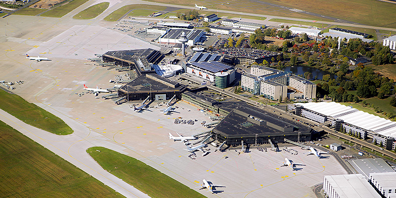 Luftaufnahme-Hannover-Airport