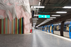 U-Bahn-Station Morby Centrum, Stockholm