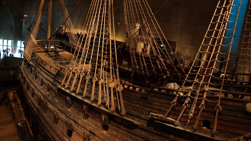 Kriegsschiff Vasa im Vasa-Museum in Stockholm