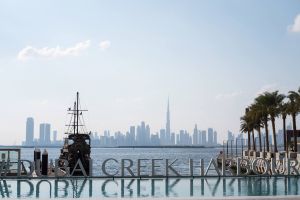 Blick auf die Skyline von Dubai