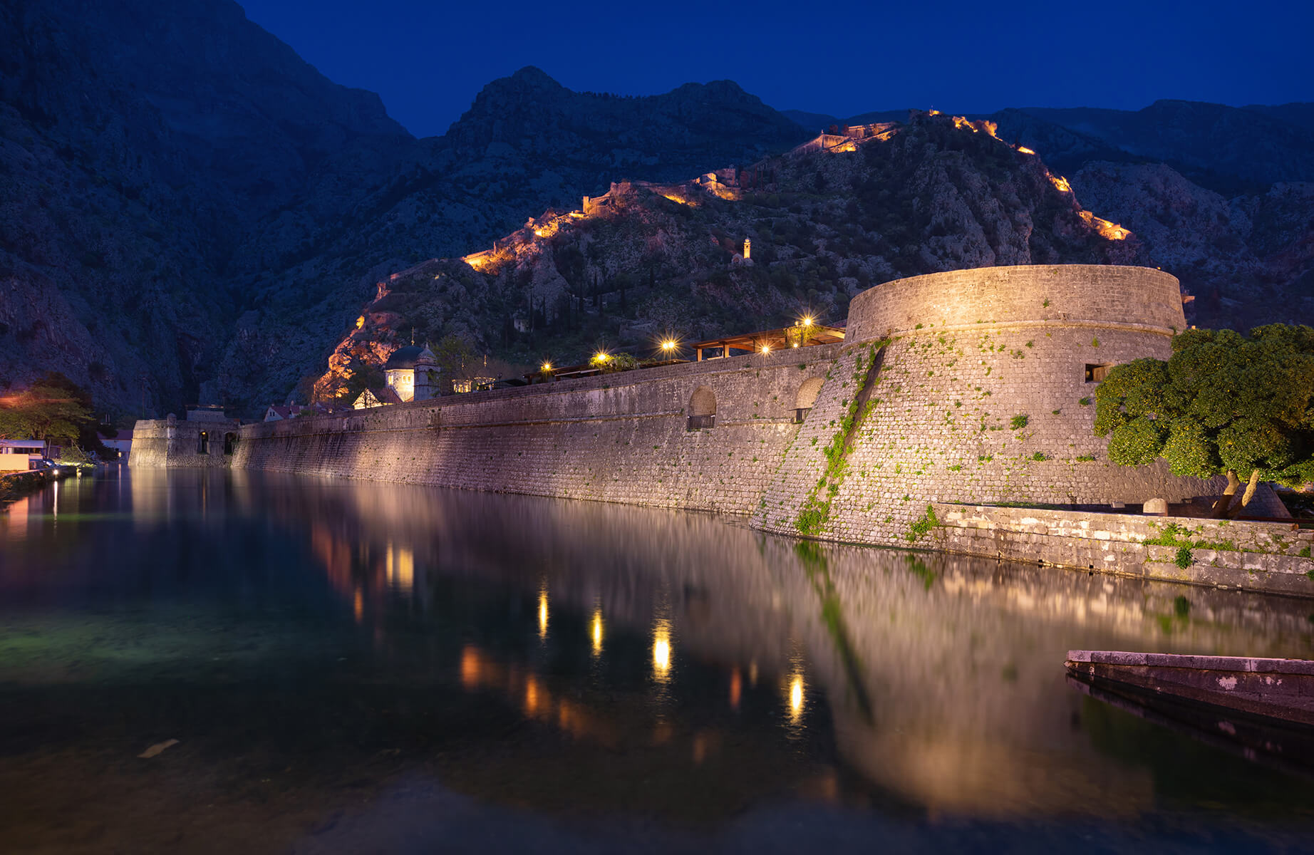 Stadtmauer von Kotor, Montenegro