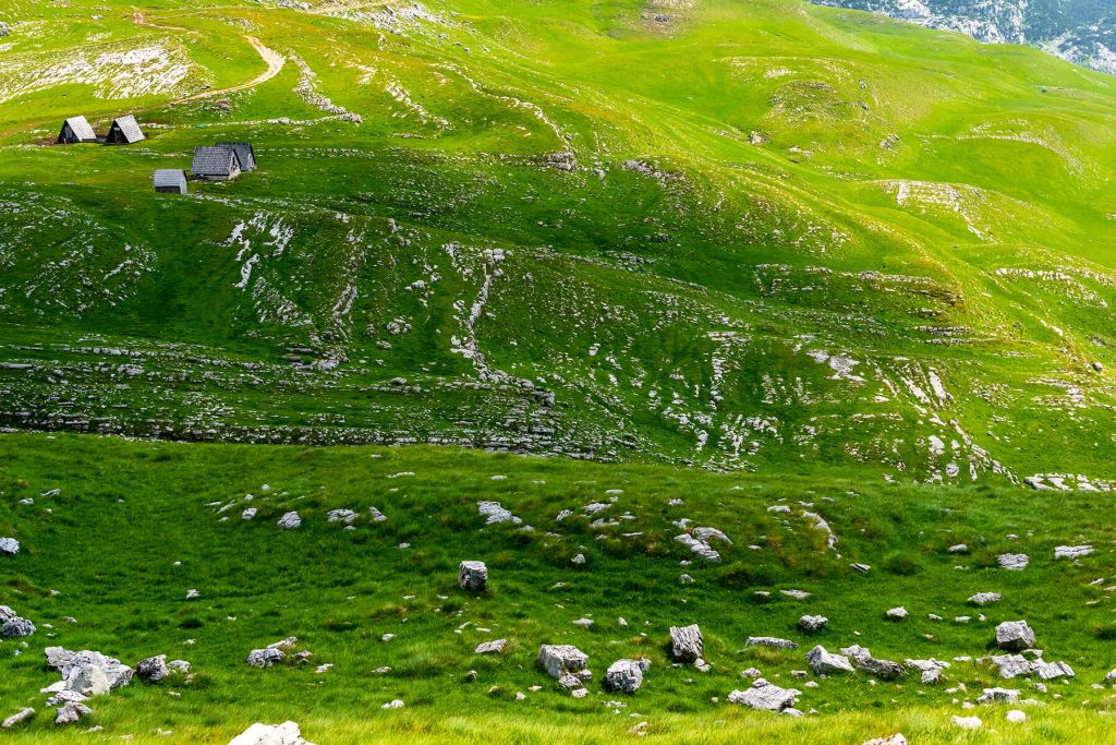 Holzhäuser Durmitor-Massiv, Montenegro